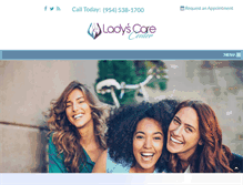 Tablet Screenshot of ladys-care.com